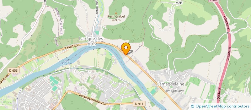 localisation de l'entreprise MONSIEUR FRANCOIS POUSSOU  BELLEFONT-LA RAUZE