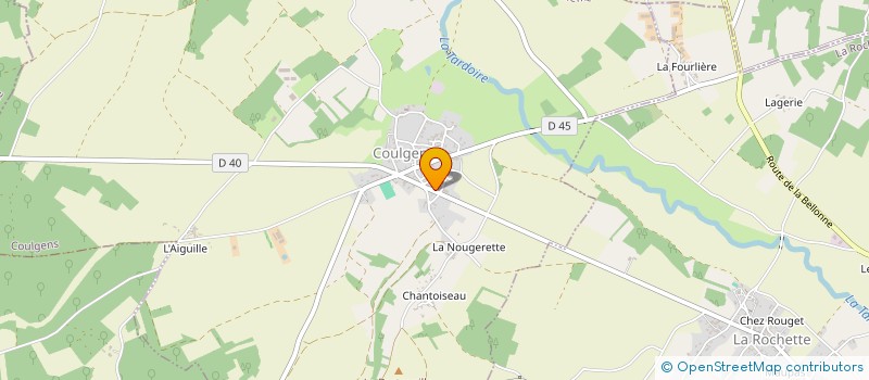localisation de l'entreprise MONSIEUR FRANCOIS POUTEAU à COULGENS