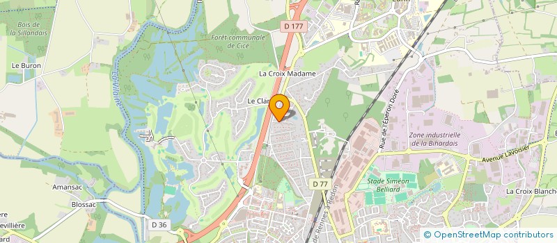 localisation de l'entreprise MONSIEUR FRANCOIS POUYE  BRUZ