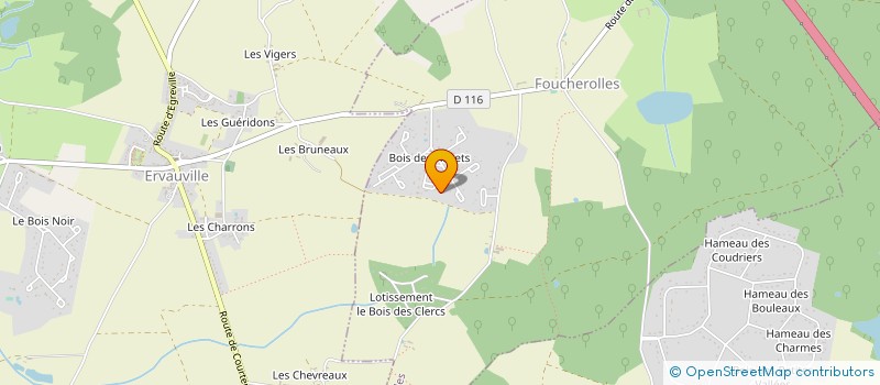 localisation de l'entreprise MONSIEUR FRANCOIS POYAU à FOUCHEROLLES
