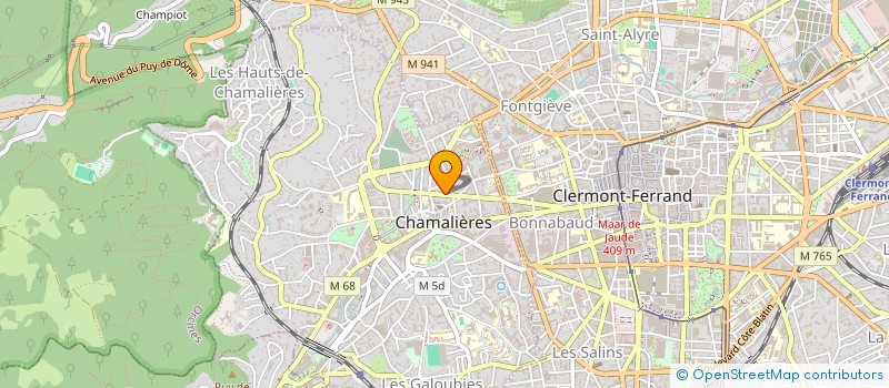 localisation de l'entreprise MONSIEUR FRANCOIS POYET  CHAMALIERES