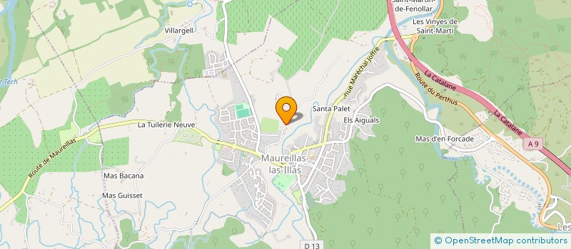 localisation de l'entreprise MONSIEUR FRANCOIS POZZERA à MAUREILLAS-LAS-ILLAS
