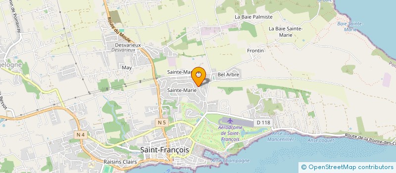 localisation de l'entreprise MONSIEUR FRANCOIS PREVOST  SAINT-FRANCOIS