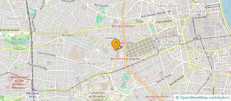 localisation de l'entreprise MONSIEUR FRANCOIS PRIMAULT  BORDEAUX