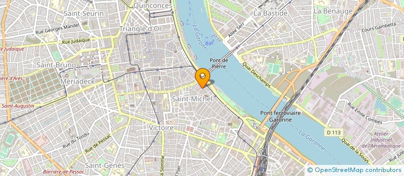 localisation de l'entreprise MONSIEUR FRANCOIS PRINGUEY à BORDEAUX