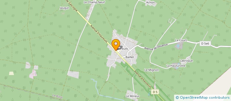 localisation de l'entreprise MONSIEUR FRANCOIS PRIOLEAU  LE BARP