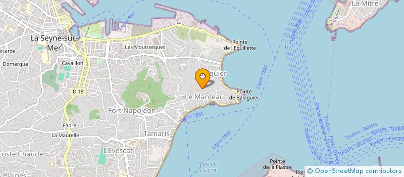 localisation de l'entreprise MONSIEUR FRANCOIS PROCOT à LA SEYNE-SUR-MER