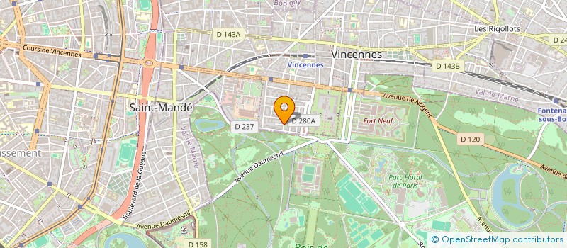 localisation de l'entreprise MONSIEUR FRANCOIS PROPPER à VINCENNES