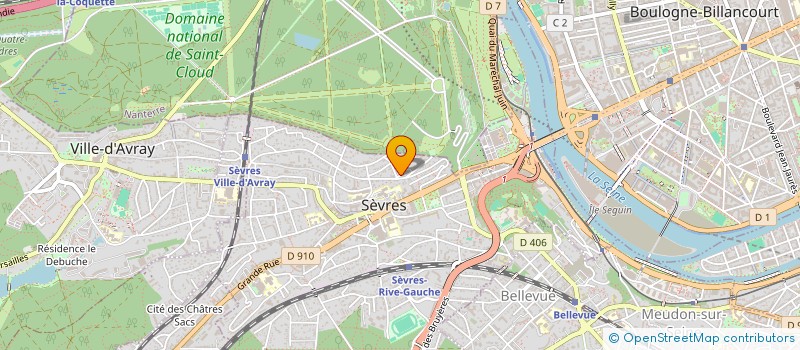 localisation de l'entreprise MONSIEUR FRANCOIS PROUVOST  SEVRES