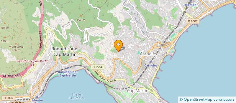 localisation de l'entreprise MONSIEUR FRANCOIS QUATTROCCHI à ROQUEBRUNE-CAP-MARTIN