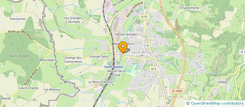 localisation de l'entreprise MONSIEUR FRANCOIS QUELARD à SAINT-AMOUR