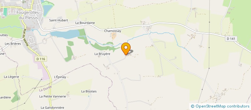 localisation de l'entreprise MONSIEUR FRANCOIS QUENTIN  LANDIVY