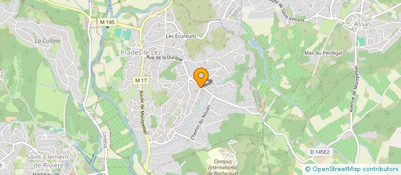 localisation de l'entreprise MONSIEUR FRANCOIS QUESTE à PRADES-LE-LEZ
