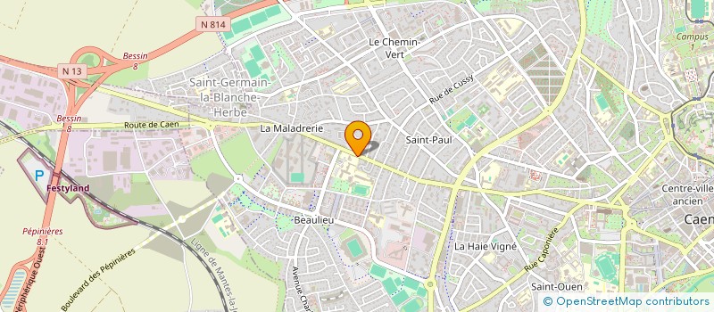 localisation de l'entreprise MONSIEUR FRANCOIS QUILLET à CAEN