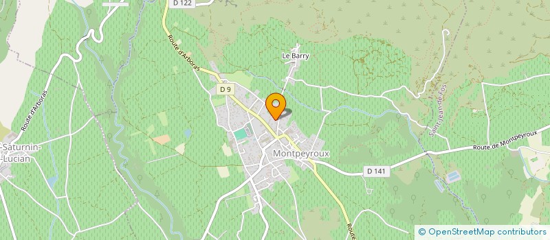 localisation de l'entreprise MONSIEUR FRANCOIS QUILLET à MONTPEYROUX