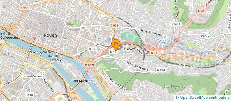 localisation de l'entreprise MONSIEUR FRANCOIS QUINET à ROUEN