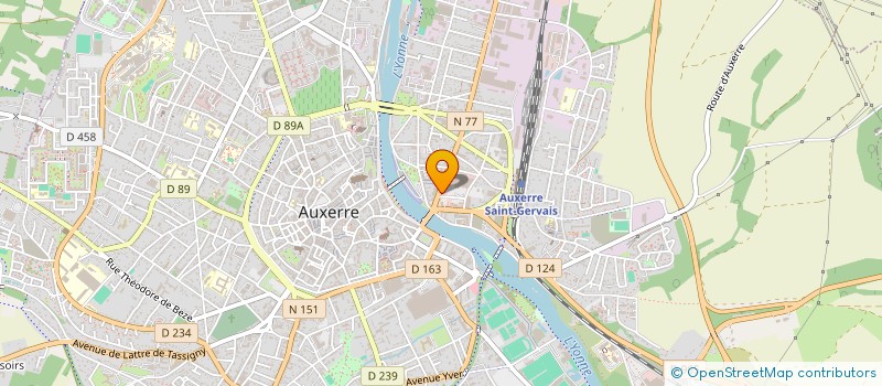localisation de l'entreprise MONSIEUR FRANCOIS RABET à AUXERRE