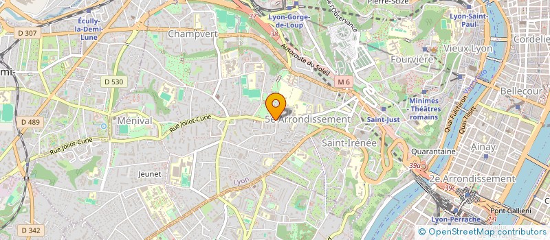 localisation de l'entreprise MONSIEUR FRANCOIS RABILLARD à LYON