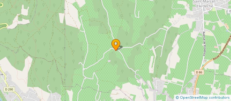 localisation de l'entreprise MONSIEUR FRANCOIS RAFFIN  SAINT-MARCEL-D' ARDECHE