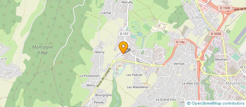 localisation de l'entreprise MONSIEUR FRANCOIS RAFT à POISY