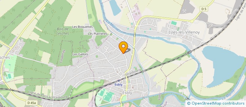 localisation de l'entreprise MONSIEUR FRANCOIS RAGOT à ESBLY