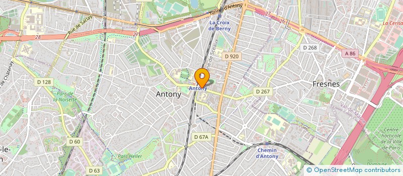 localisation de l'entreprise MONSIEUR FRANCOIS RAGU à ANTONY