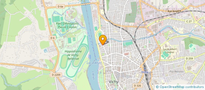 localisation de l'entreprise MONSIEUR FRANCOIS RAILLAT à VICHY