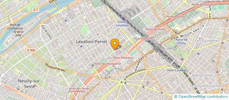 localisation de l'entreprise MONSIEUR FRANCOIS RAIMBAUX à LEVALLOIS-PERRET