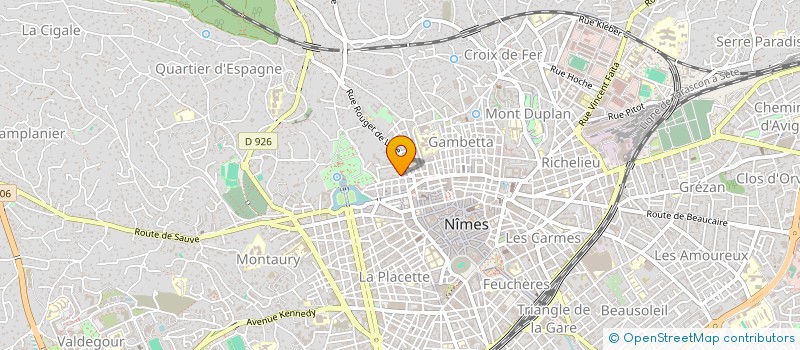 localisation de l'entreprise MONSIEUR FRANCOIS RAMEAUX à NIMES