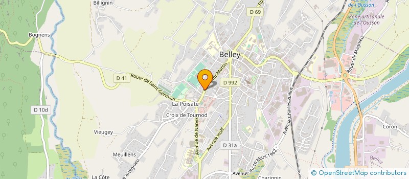 localisation de l'entreprise MONSIEUR FRANCOIS RAMOS  BELLEY