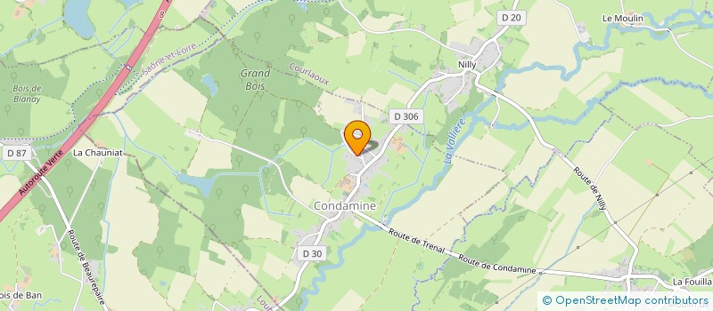 localisation de l'entreprise MONSIEUR FRANCOIS RAQUIN  CONDAMINE