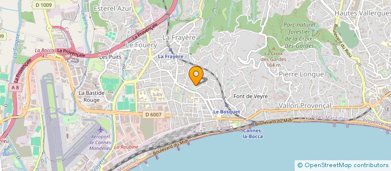 localisation de l'entreprise MONSIEUR FRANCOIS RASTEIRO à CANNES