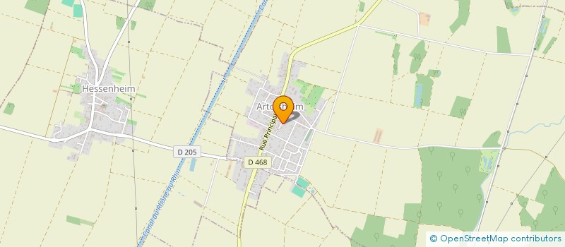 localisation de l'entreprise MONSIEUR FRANCOIS RASTETTER  ARTOLSHEIM