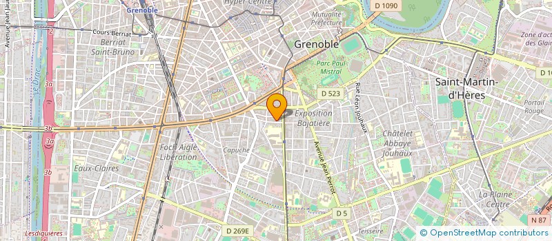 localisation de l'entreprise MONSIEUR FRANCOIS RAULIN à GRENOBLE