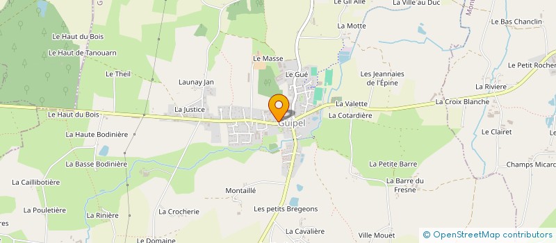 localisation de l'entreprise MONSIEUR FRANCOIS RAUX  GUIPEL