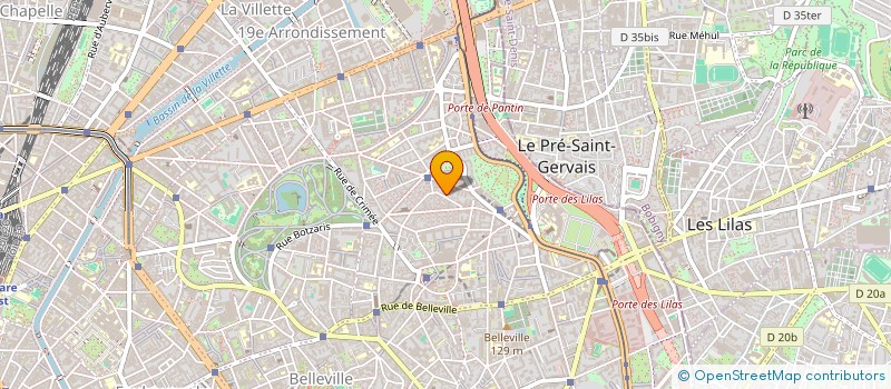 localisation de l'entreprise MONSIEUR FRANCOIS RAVARD  PARIS