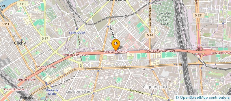 localisation de l'entreprise MONSIEUR FRANCOIS RAVEROT à SAINT-OUEN-SUR-SEINE