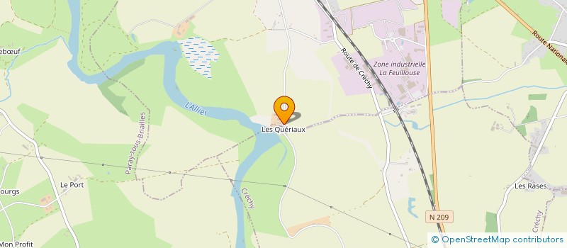 localisation de l'entreprise MONSIEUR FRANCOIS RAY à VARENNES SUR ALLIER