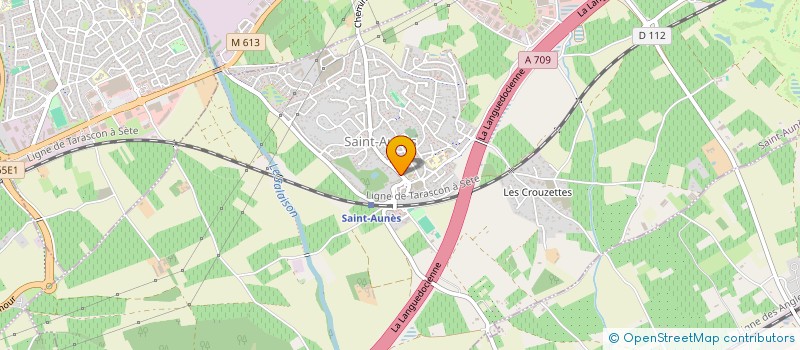 localisation de l'entreprise MONSIEUR FRANCOIS RAYNAUD  SAINT-AUNES