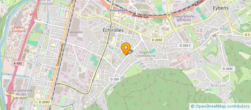 localisation de l'entreprise MONSIEUR FRANCOIS REAL  ECHIROLLES