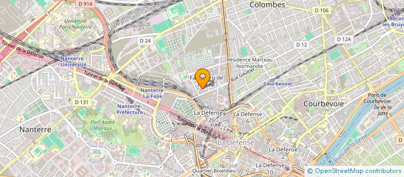 localisation de l'entreprise MONSIEUR FRANCOIS RECOQUILLAY à COURBEVOIE