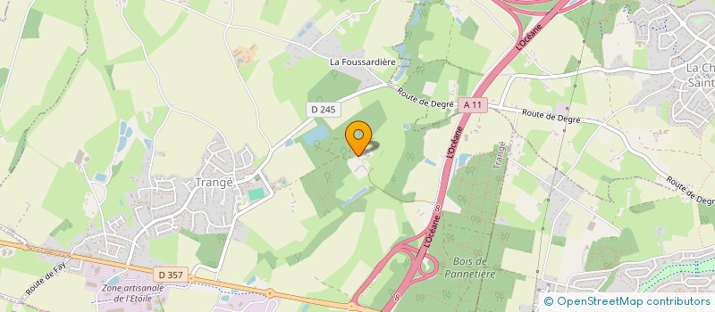 localisation de l'entreprise MONSIEUR FRANCOIS REDON  TRANGE