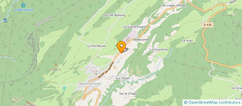 localisation de l'entreprise MONSIEUR FRANCOIS REGAD  SEPTMONCEL LES MOLUNES