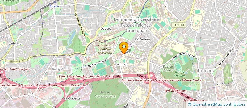 localisation de l'entreprise MONSIEUR FRANCOIS REGEON à PESSAC