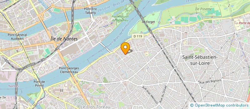 localisation de l'entreprise MONSIEUR FRANCOIS-REGIS AUDAP  SAINT-SEBASTIEN-SUR-LOIRE