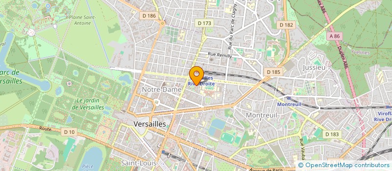 localisation de l'entreprise MONSIEUR FRANCOIS-REGIS BENIC à VERSAILLES