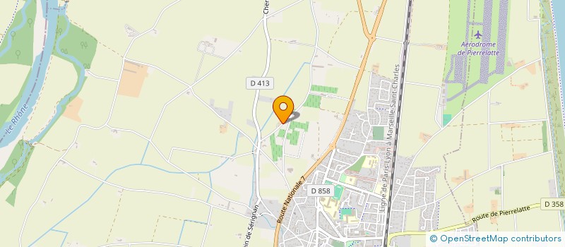 localisation de l'entreprise MONSIEUR FRANCOIS-REGIS CUIRET  PIERRELATTE