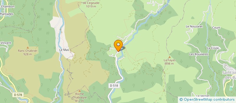 localisation de l'entreprise MONSIEUR FRANCOIS-REGIS DAUMAS  GENESTELLE