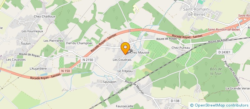 localisation de l'entreprise MONSIEUR FRANCOIS-REGIS OBERTHUR à SAINT-ROMAIN-DE-BENET