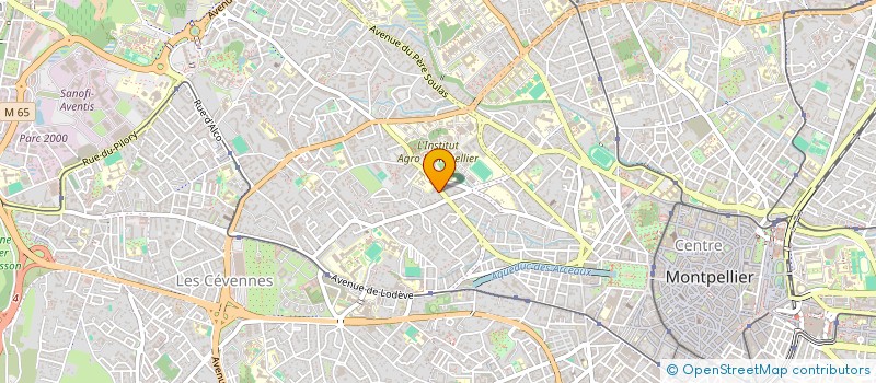 localisation de l'entreprise MONSIEUR FRANCOIS REGIS PARES à MONTPELLIER